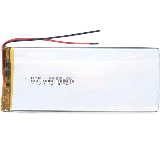 Изображение товара Аккумулятор AMPERIN Li-Pol батарея 3*65*150мм 2pin 3.7V/5000mAh 017376