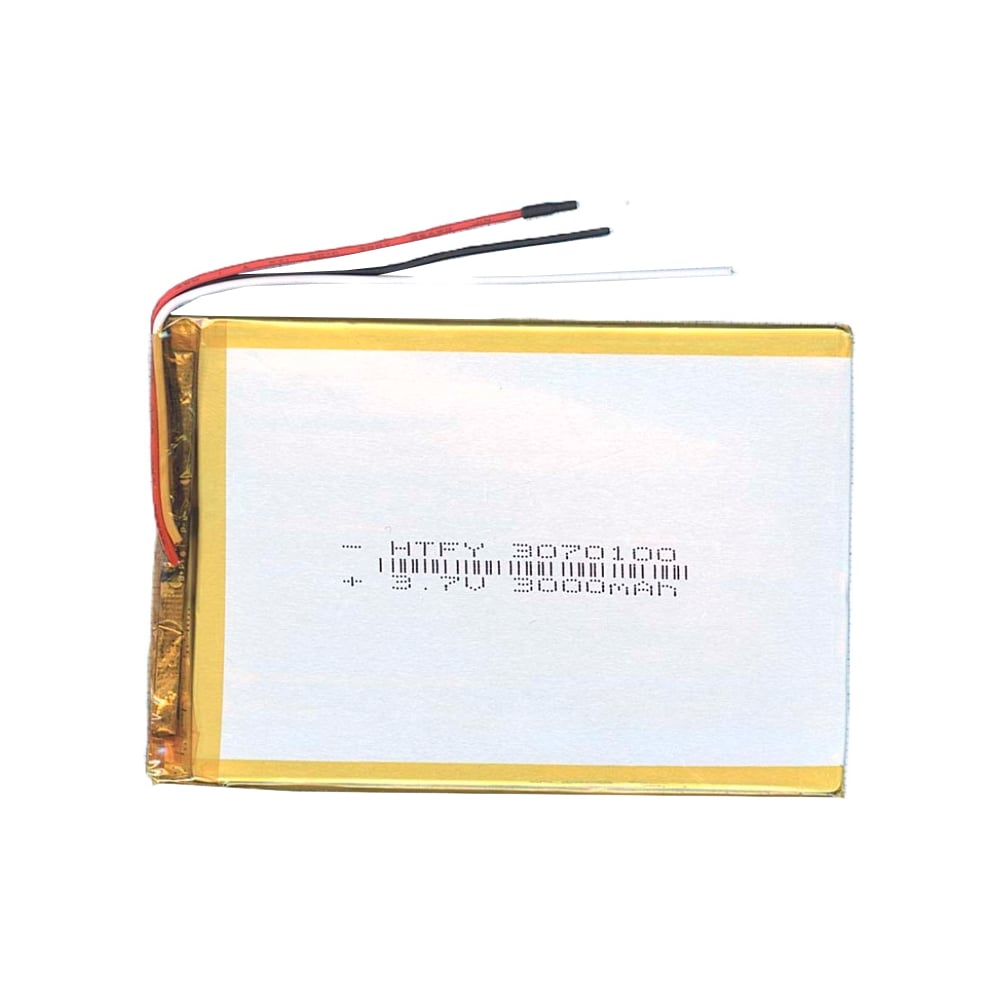 Изображение товара Аккумулятор AMPERIN Li-Pol батарея 3*70*100мм 3pin 3.7V/3000mAh 017302