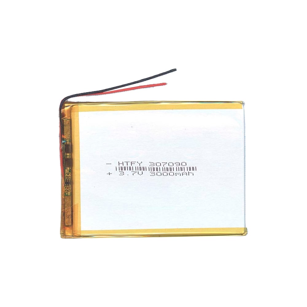 Изображение товара Аккумулятор AMPERIN Li-Pol 3.7V 3000мАч 90х70х3мм 2pin