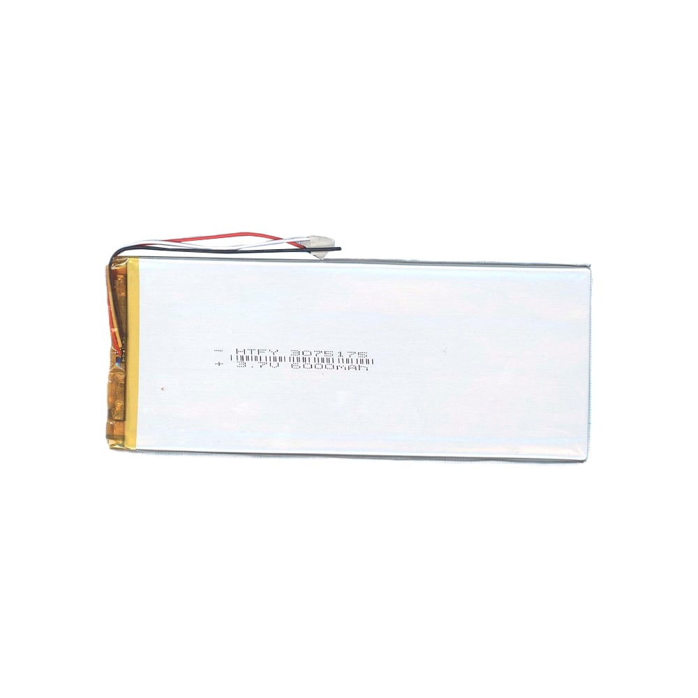 Изображение товара Аккумулятор AMPERIN Li-Pol 3*75*175мм 3pin 3.7V 6400mAh