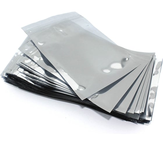 Изображение товара Антистатические пакеты с зип-локом AMPERIN 100 шт. 8x12см 096189