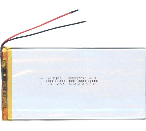 Изображение товара Аккумулятор AMPERIN Li-Pol батарея 3.5*70*140мм 2pin 3.7V/5000mAh 017371