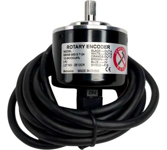 Изображение товара Энкодер инкрементальный в корпусе Autonics O50мм с выступающим валом E50S8-500-3-T-24 A2500000260R