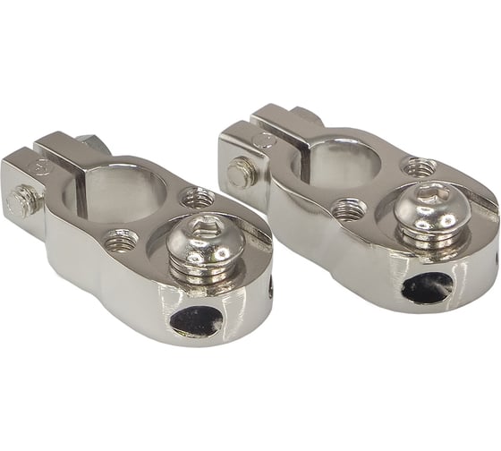 Изображение товара Комплект аккумуляторных клемм AURA никель, 1x8-0Ga+2x8Ga BTG-1028