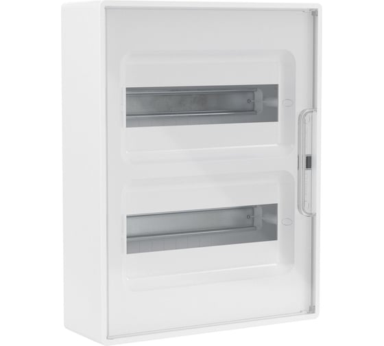 Изображение товара Щиток DKC 24 модуля, настенный, белый, с прозрачной дверцей, с шиной PEN 2шт 8отв 2шт 6отв. 1 ШТ F24W1WTDIY