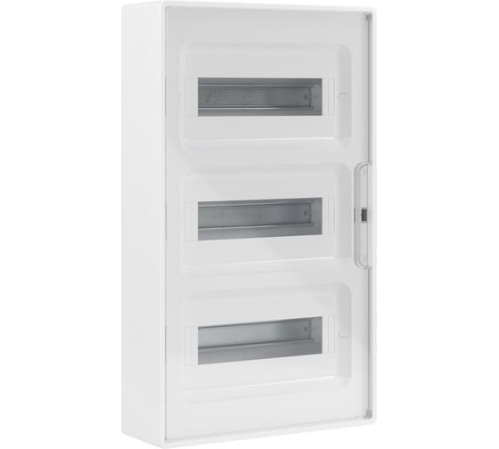 Изображение товара Щиток DKC 36 модулей, настенный, белый, с прозрачной дверцей, с шиной PEN 2шт 8отв 2шт 10отв. 1 ШТ F36W1WTDIY