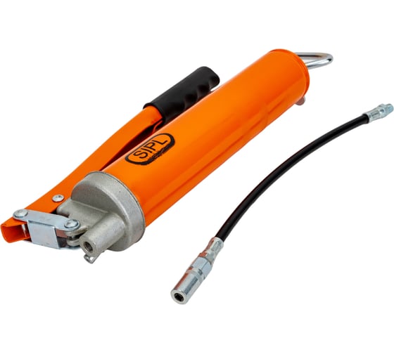 Изображение товара Рычажный шприц для смазки с нейлоновым шлангом и насадкой SIPL S-1010A