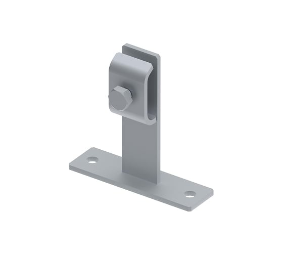 Изображение товара Держатель OSTEC для круглых проводников с дюбелем L-100, горячий цинк МД-111-ГЦ