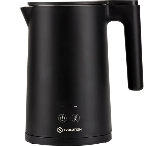 Изображение товара Электрический чайник EVOLUTION с терморегулятором KP17222 LED Black
