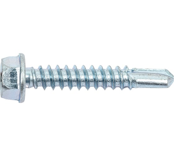 Изображение товара Кровельный саморез КРЕП-КОМП цинк 7 мкм, без шайбы, 5,5x32 К, 20 шт. скбш5532мф