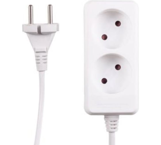 Изображение товара Удлинитель ЕТР POWERMAN 5 м, 2x0,75мм, 10А 77014