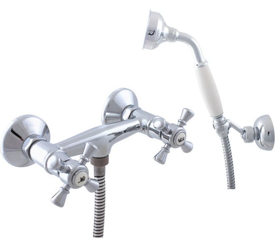 Изображение товара Смеситель для душа RavSlezak MORAVA RETRO с душевым комплектом MK580.5/2