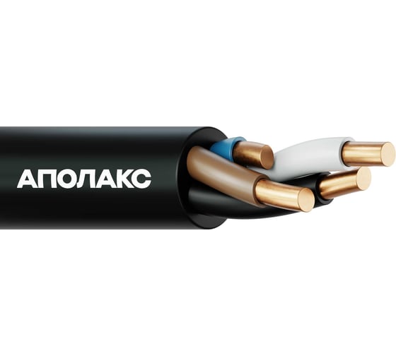 Изображение товара Кабель силовой АПОЛАКС ВВГнг(А)-LSLTx 4x2,5 ок (N,PE)-0,66 500 м 4687206953581