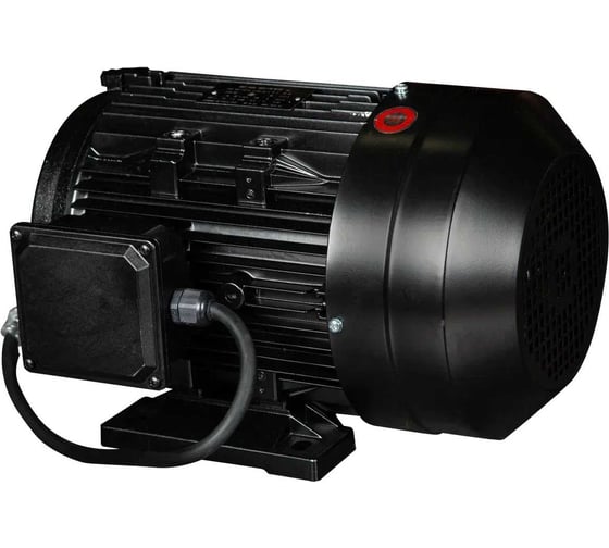 Изображение товара Электродвигатель ООО ТД Гидромаркет H 132 5,5 Kw GM 1410 оборотов наружний вал - крепление 135 мм GM-5,5-1410/135-maleshaft