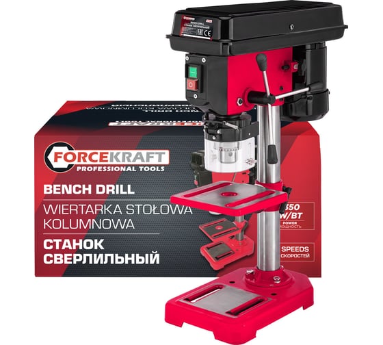 Изображение товара Станок сверлильный Forcekraft 350Вт FK-DP8A(65455)