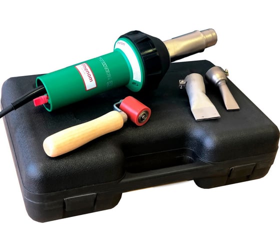 Изображение товара Набор для сварки внахлест в комплекте с феном Rotorica PHENOM ECO, щелевыми насадками 20мм, 40мм и прикаточным силиконовым роликом 40мм 5100705B-K