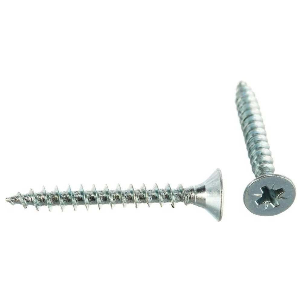 Изображение товара Саморез ШУЦ BISKREP 5.0x40, 500 шт, потайная головка, оцинкованный