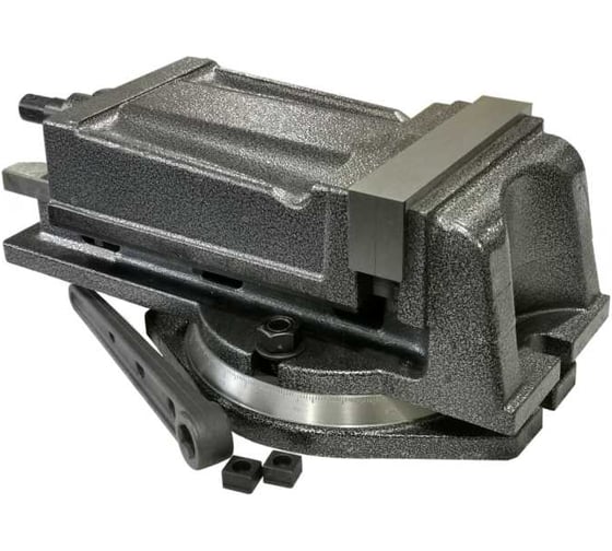 Изображение товара Тиски станочные TORNERI с закрытым винтом, поворотные, L губок 400 мм, серия QH400 Т025891