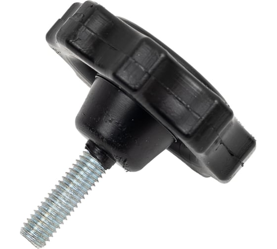 Изображение товара Болт/винт-барашек РПА М6x20мм, фиксирующий, с пластиковым барашком, d42, 10 шт ББ--6/20-10 ББ-РПА-6/20-10