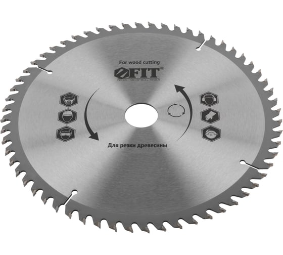 Изображение товара Диск пильный для циркулярных пил по дереву FIT 216 х 32/30 х 60T 37755