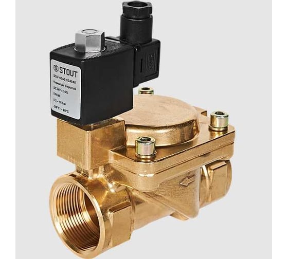 Изображение товара Клапан соленоидный STOUT SSV-0040-024040 электромагнитный, непрямого (пилотного) RG0093L4SGKU24
