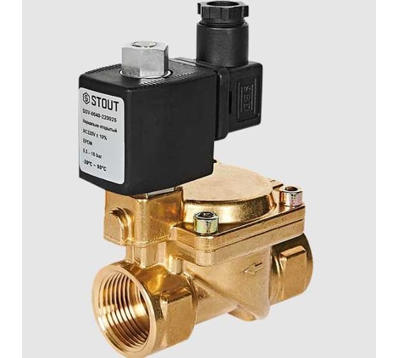 Изображение товара Клапан соленоидный STOUT SSV-0040-220025 электромагнитный, непрямого (пилотного) RG0093L4SFMFG6