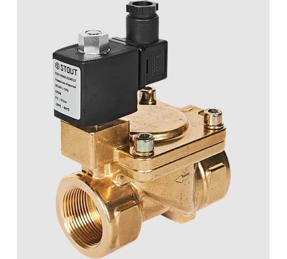 Изображение товара Клапан соленоидный STOUT SSV-0040-024032 электромагнитный, непрямого (пилотного) RG0093L4SGKHQ3