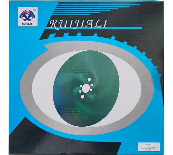 Изображение товара Отрезной пильный диск по металлу RUIJIALI HSS DMo5 M2 TiAlN 350x2.5x32 260 BW 11418