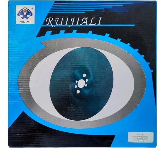 Изображение товара Отрезной пильный диск по металлу RUIJIALI HSS DMo5 M2 TiAlN 275x2.0x32 220 BW 11415