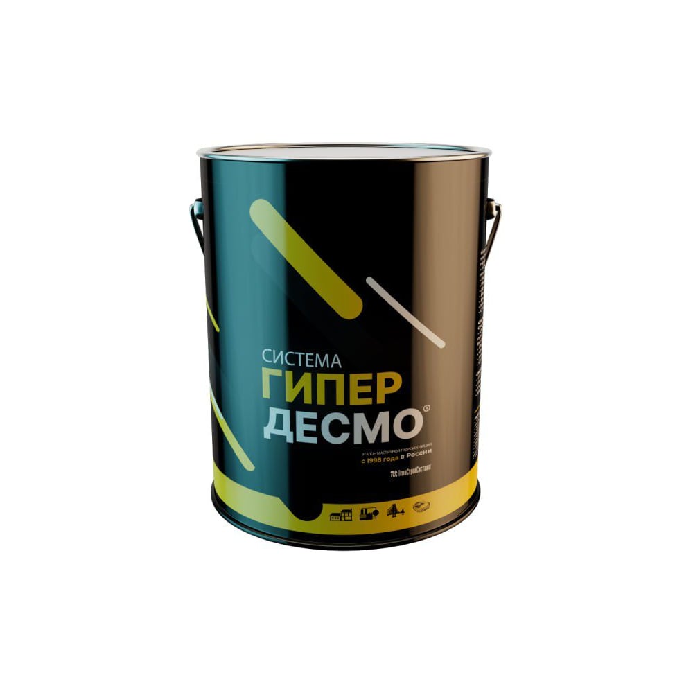 Изображение товара Гидроизоляция полиуретановая ГИПЕРДЕСМО 1 кг белая для внутренних и наружных работ