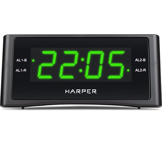 Изображение товара Радиобудильник HARPER HCLK-1006 green led H00002208