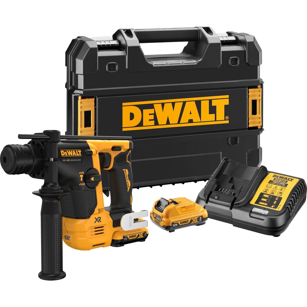 Изображение товара Аккумуляторный перфоратор Dewalt DCH072L2 12 В 1.2 Дж с 2 АКБ и кейсом