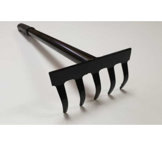 Изображение товара Прямые  5-ти зубые грабли ЗМИ металлическая ручка ГП-5м 34