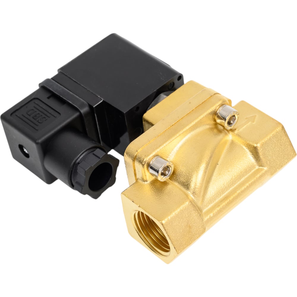 Изображение товара Клапан соленоидный электромагнитный STOUT SSV-0030-220015 для воды воздуха масла