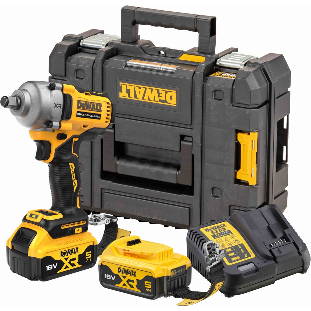Изображение товара Аккумуляторный гайковерт Dewalt DCF891P2LRT 18 В 1084 Нм кейс