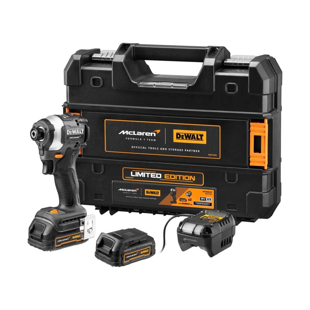 Изображение товара Дрель-шуруповерт DeWALT McLaren Limited Edition DCF85ME2GT 18 В 205 Нм с 2 АКБ