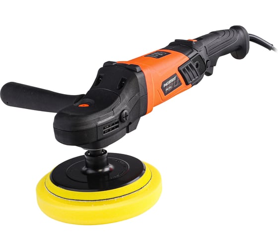 Изображение товара Машина полировальная Patriot PM 180, 1200 Вт, диск 180мм, 2100 об/мин 110300185