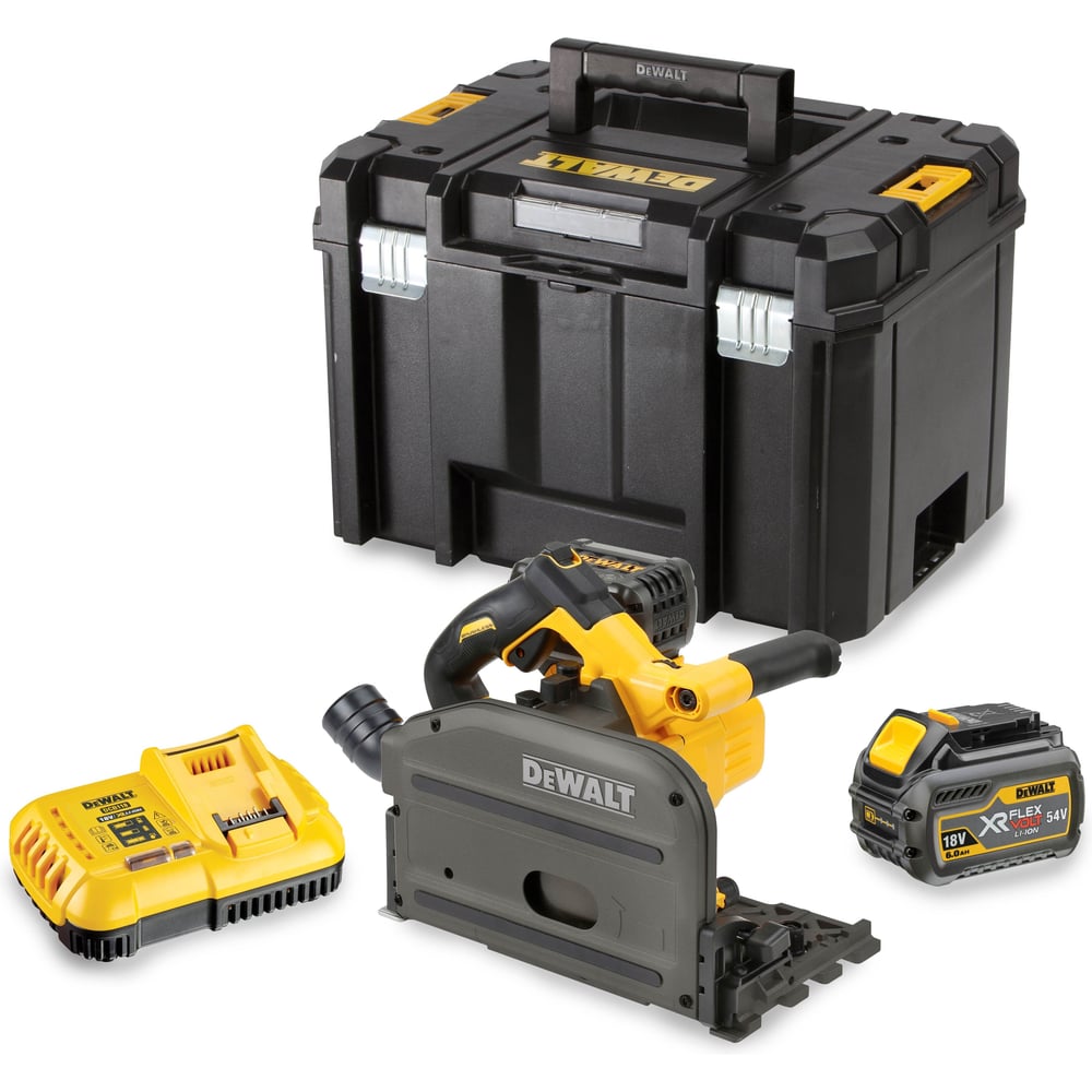 Изображение товара Аккумуляторная дисковая пила Dewalt DCS520T2 54 В 165 мм профессиональная