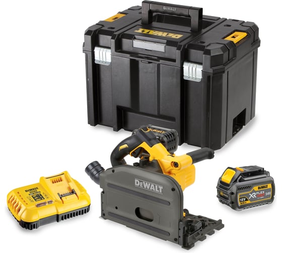 Изображение товара Аккумуляторная дисковая пила  Dewalt DCS520T2, 54 В, 165 мм, 4200 об/мин, с 2 АКБ 2 Ач и ЗУ, в кейсе TSTAK DCS520T2-QW