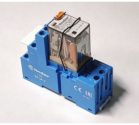 Изображение товара Набор реле FINDER c розеткой в 583482300040SMRV10