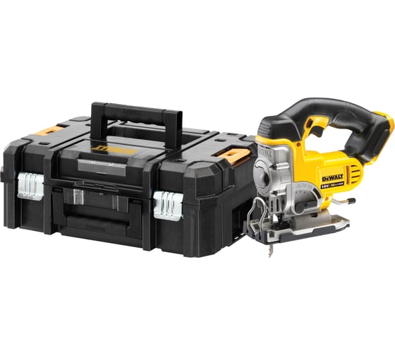 Изображение товара Аккумуляторный лобзик  Dewalt DCS331NT, 18 В, 3000 ход/мин, 26 мм, без АКБ и ЗУ, в кейсе TSTAK DCS331NT-XJ