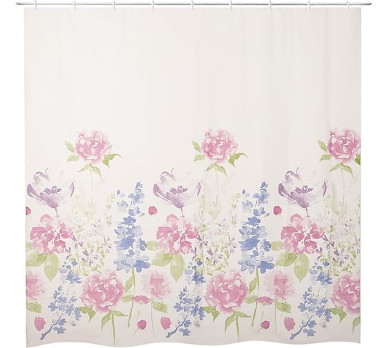 Изображение товара Штора для ванной Доляна Акварель 180х180 см, EVA 3820749