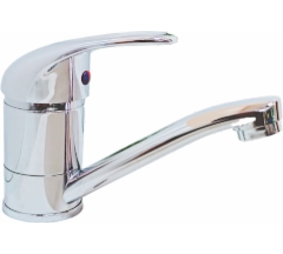 Изображение товара Смеситель для раковины (мойки) INGROSSO B04-25-11 Oggetto, латунь, гусак 25см,картридж 40мм, гайка УТ-00051378