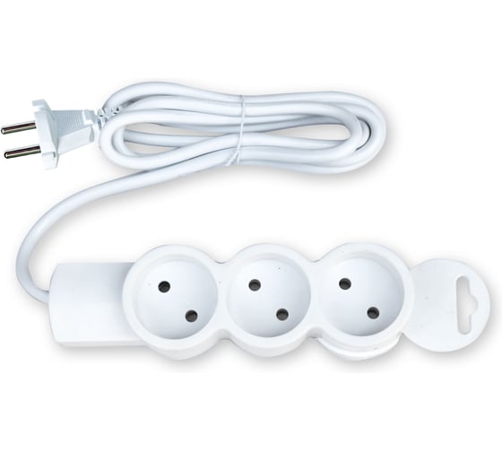 Изображение товара Сетевой удлинитель Спутник Mi303 BE 2*0,75мм 3м, Mi303BE 2*0.75мм 3м