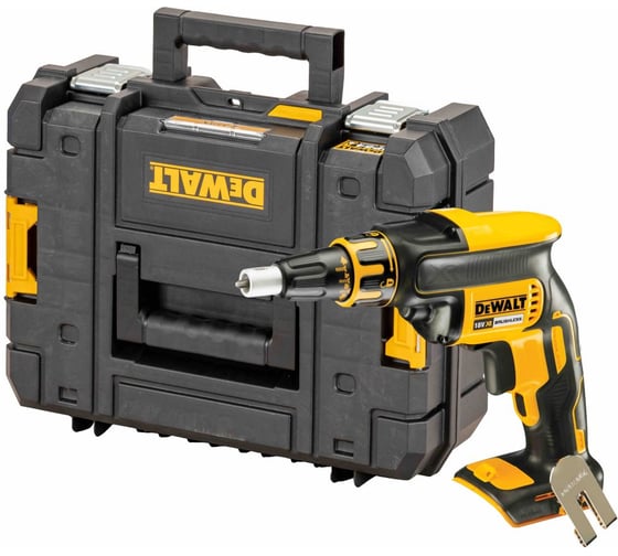 Изображение товара Аккумуляторный ленточный шуруповерт Dewalt DCF620NT, 18 В, 30 Нм, 4400 об/мин, без АКБ и ЗУ, в кейсе TSTAK DCF620NT-QW