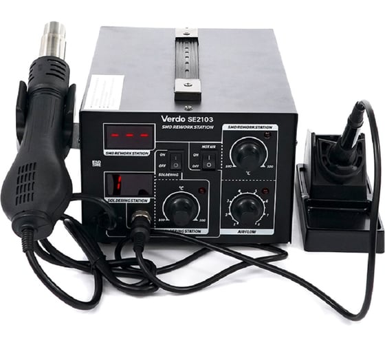 Изображение товара Станция паяльная двухканальная Verdo SE2103 SE210300