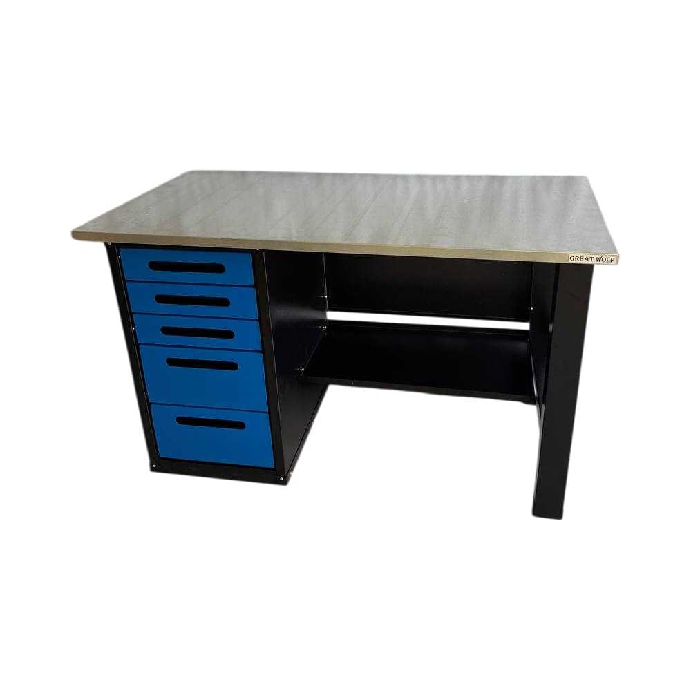 Изображение товара Верстак Great Wolf однотумбовый с пятью ящиками 1400x700 мм