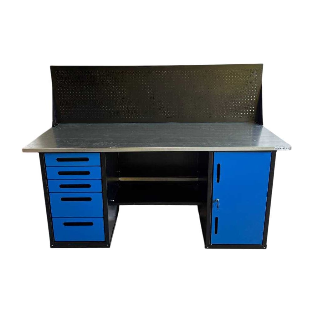 Изображение товара Верстак Great Wolf двухтумбовый с экраном 1800x700
