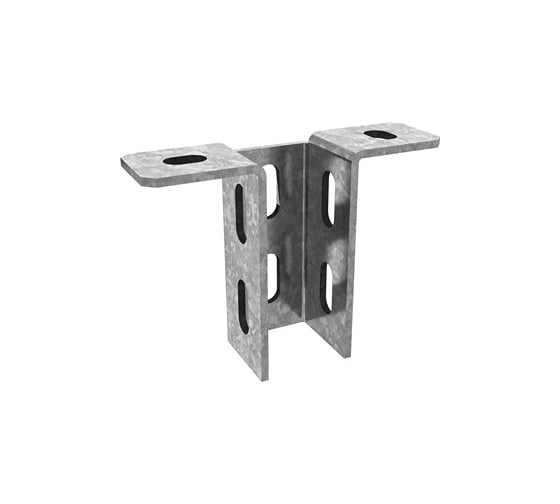 Изображение товара Опора OSTEC №13, для СТРАТ профиля 41x41 мм, толщина 4 мм, гальван. цинк ОП-13-4,0-ЭЦ