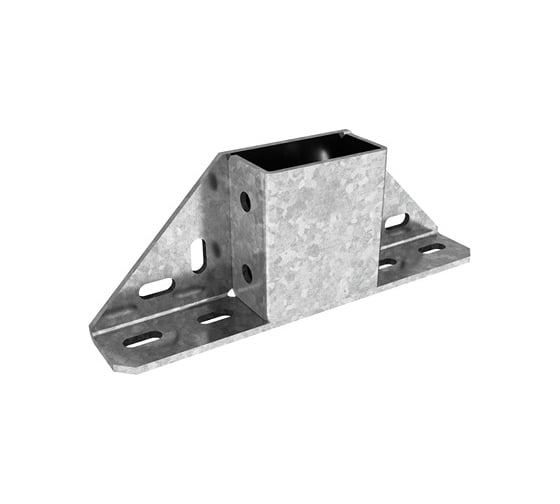 Изображение товара Опора OSTEC №9, для СТРАТ профиля 41x41 мм, толщина 3 мм, гальван. цинк ОП-9-3,0-ЭЦ